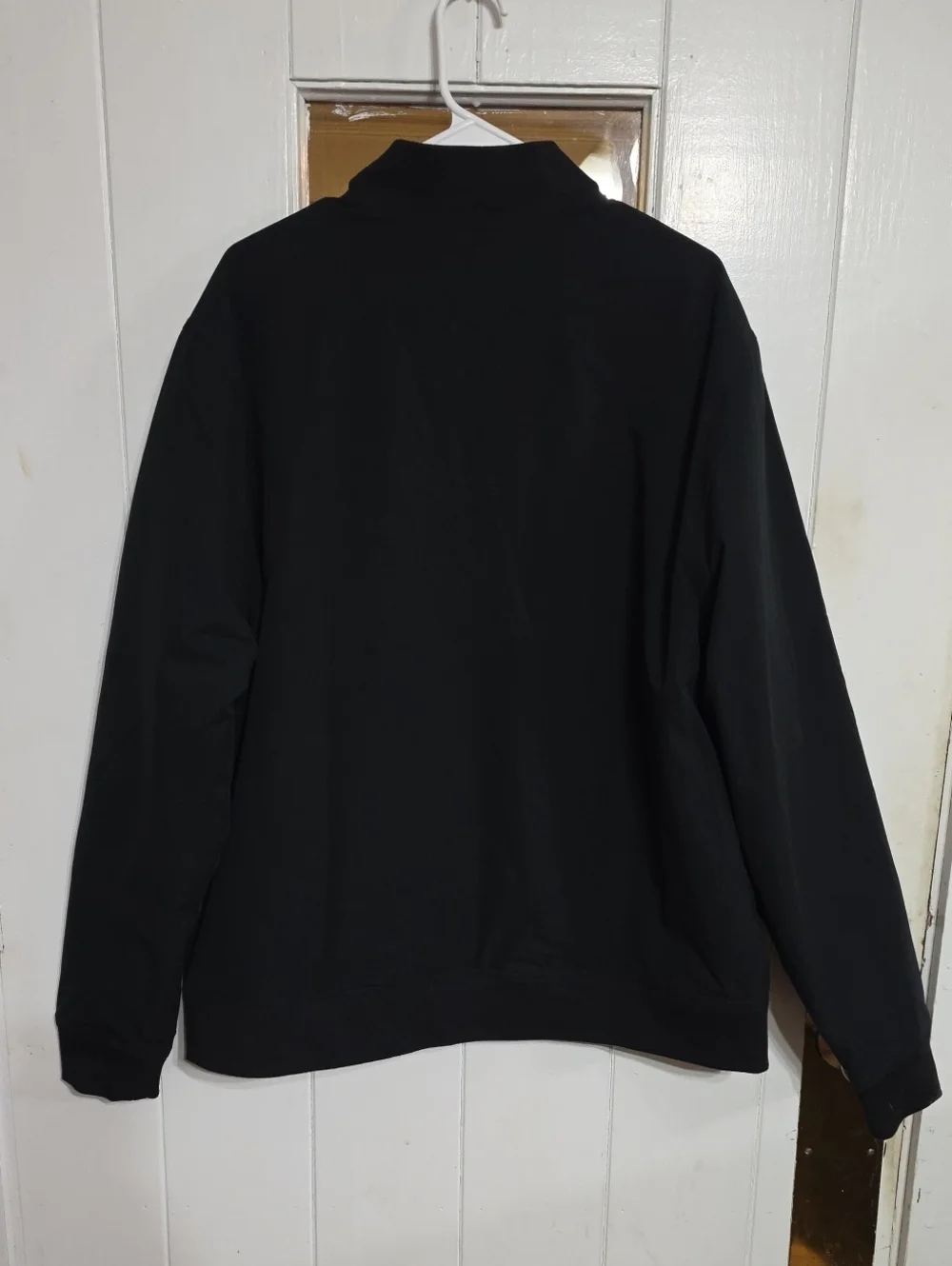 Banana Republic Men's Black Full-Zip Bomber Jacket Pockets Stylish Sz  XL EUC